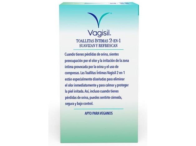 Vagisil Cuidado Incontinencia Toallitas, 12...
