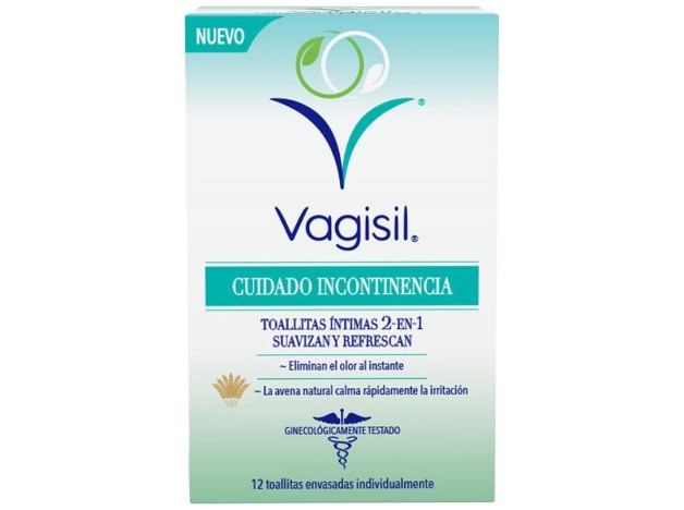 Vagisil Cuidado Incontinencia Toallitas, 12...
