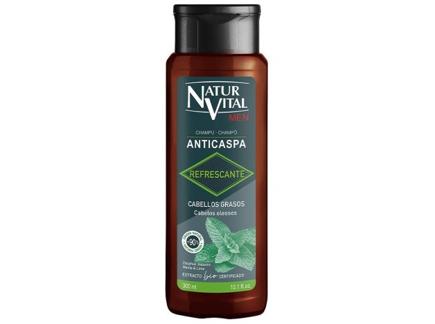 Naturvital Champú Anticaspa Refrescante Cabello...