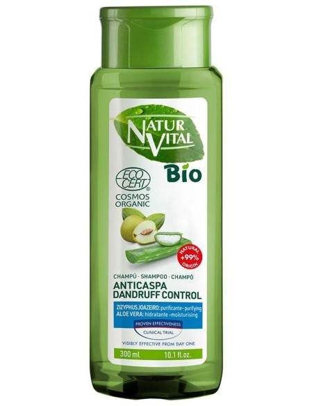 Naturvital Champu Bio Ecocert Anticaspa 300Ml