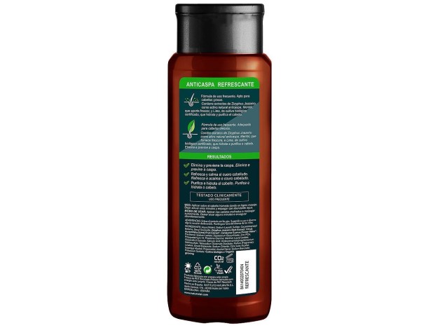 Naturvital Champú Anticaspa Refrescante Cabello...