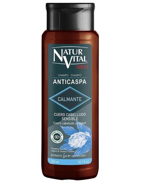 Naturvital Champú Anticaspa Calmante Cabello Normal 300Ml