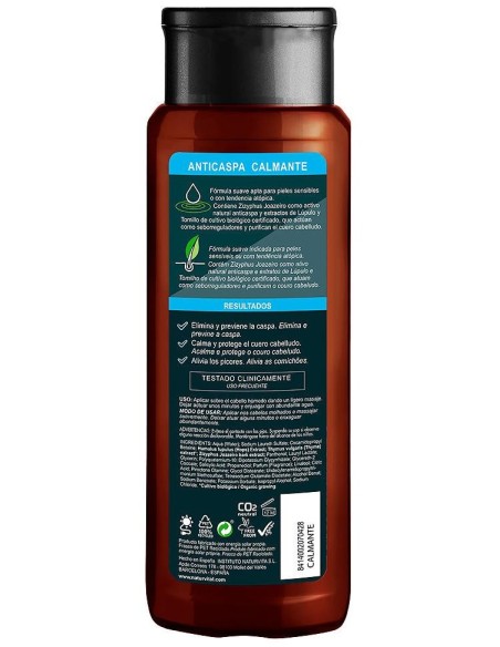 Naturvital Champú Anticaspa Calmante Cabello Normal 300Ml