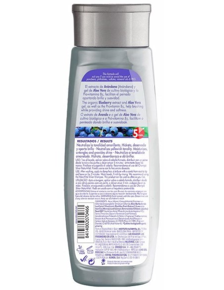 Naturvital Mascarilla Silver White Orgay Hair 300Ml