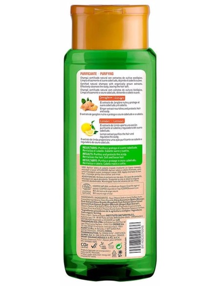 Naturvital Eco Purificante Jengibre Y Limón Champú 300Ml