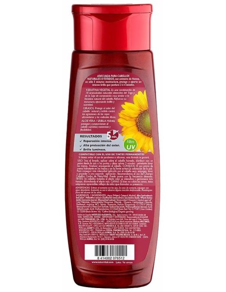 Naturvital Mascarilla Coloursafe Caoba 300Ml