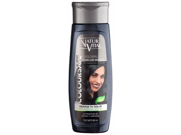 Naturvital Mascarilla Coloursafe Negro 300Ml