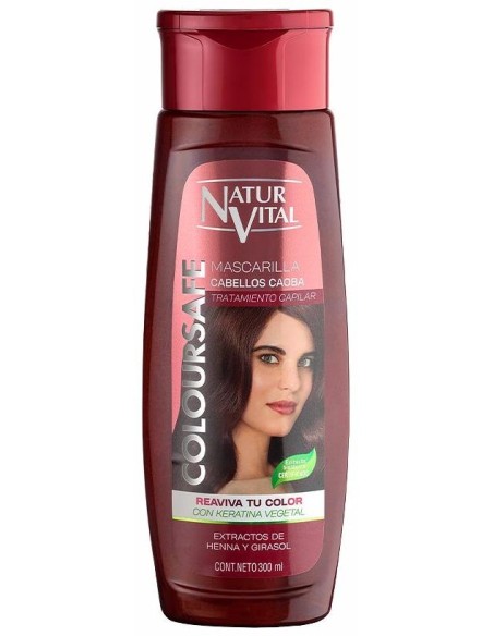 Naturvital Mascarilla Coloursafe Caoba 300Ml