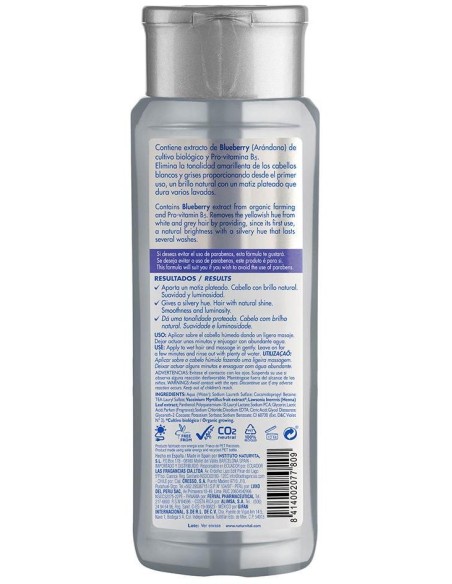 Naturvital Champu Silver Cabello Blanco Ygis 300Ml