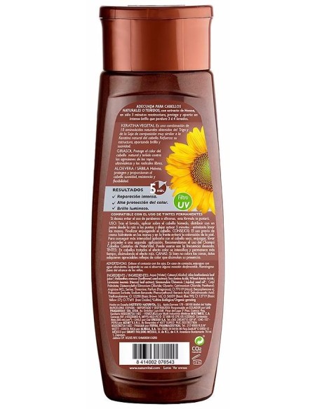 Naturvital Mascarilla Coloursafe Castaño 300Ml