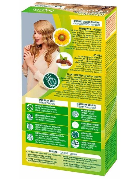 Naturvital Coloursafe Tinte Permanente 7.3 Rubio Dorado 150Ml
