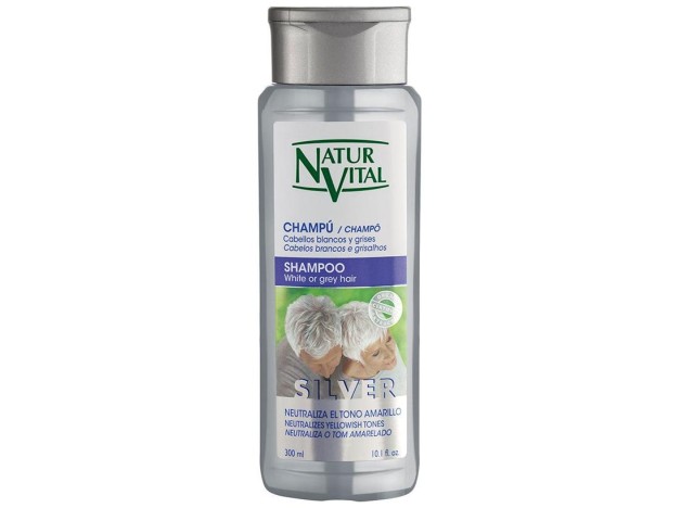 Naturvital Champu Silver Cabello Blanco Ygis 300Ml