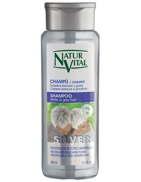 Naturvital Champu Silver Cabello Blanco Ygis 300Ml