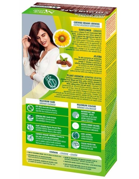 Naturvital Coloursafe Tinte Permanente 5.5 Caoba 150Ml