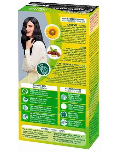 Naturvital Coloursafe Tinte Permanente 1 Negro 150Ml