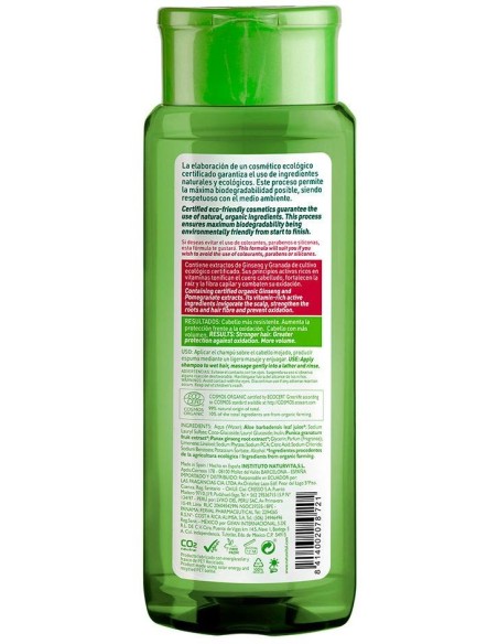 Naturvital Champú Bio Ecocert Fortificante 300Ml