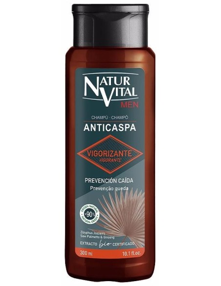 Naturvital Champú Anticaspa Anticaída Vigorizante 300Ml
