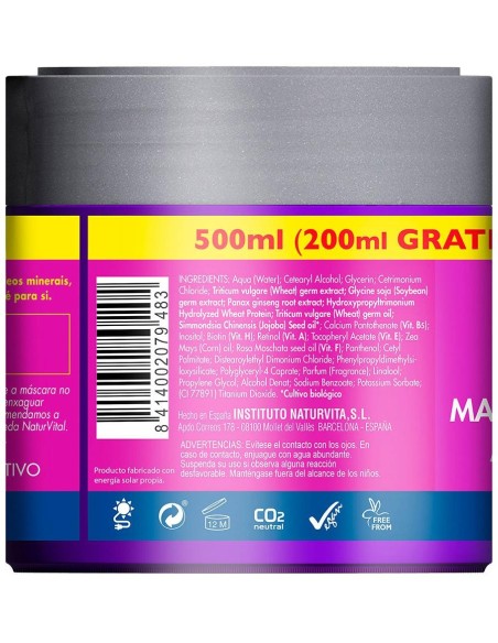 Mascarilla Anticaída Tratamiento Capilar Antirotura 500 Ml