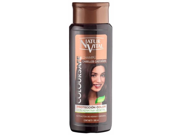 Naturvital Champu Color Castaño 300Ml