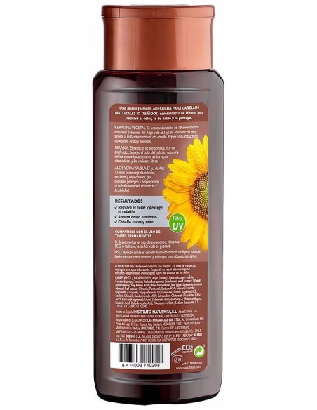 Naturvital Champu Color Castaño 300Ml