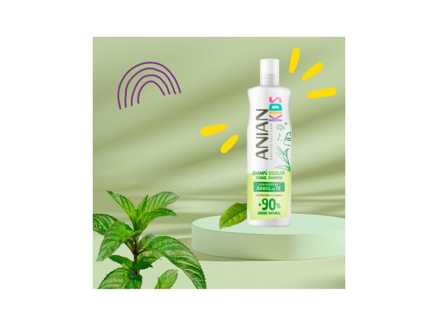Anian Champú Escolar Aceite Árbol De Té 400Ml