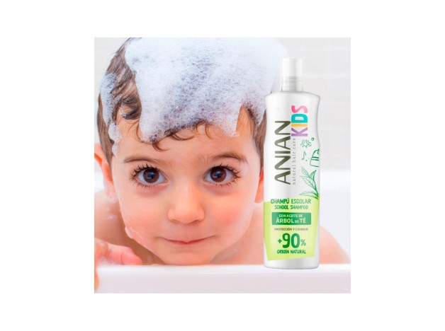 Anian Champú Escolar Aceite Árbol De Té 400Ml