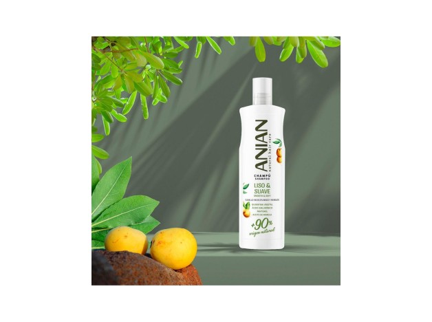 Anian Liso %26 Suave Champú Queratina Vegetal...