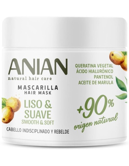 Anian Liso %26 Suave Mascarilla Queratina Vegetal 350Ml
