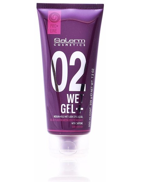 Salerm Wet Gel+ Medium Hold Wet Look Styling Gel 200Ml