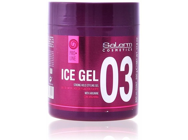 Salerm Ice Gel Strong Hold Styling Gel 500Ml