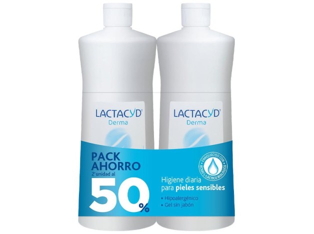 Lactacyd Derma Gel De Baño 2 X 1000 Ml