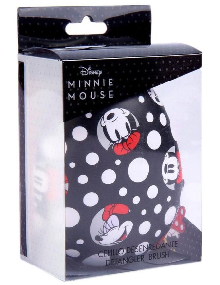 Disney Cepillo Cabello Desenredante Lunares Minnie 7X9X4Cm 1Ud