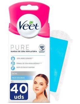 Veet Pure Bandas De Cera...