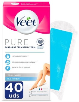 Veet Pure Bandas De Cera...