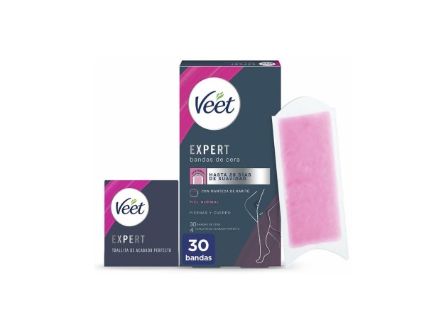 Veet Expert Bandas De Cera Depilatoria Piernas...