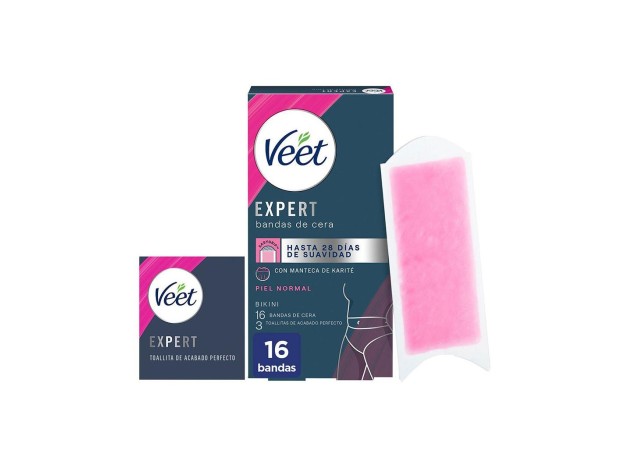 Veet Expert Bandas De Cera Depilatoria Bikini...
