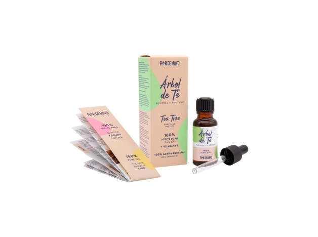 Flor De Mayo Aceite Puro 100% Árbol De Té 20Ml