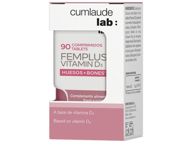 Femplus Vitamina D3 Comprimidos 90 U