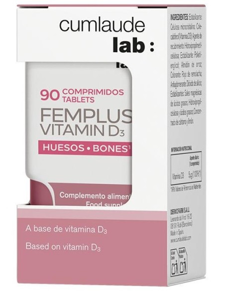 Femplus Vitamina D3 Comprimidos 90 U