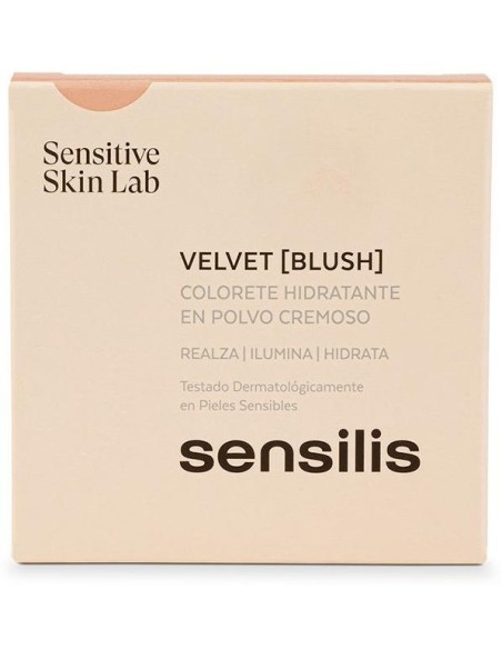 Sensilis Velvet [Blush] Colorete Hidratante En Polvo 02 Sweet Coral 10G