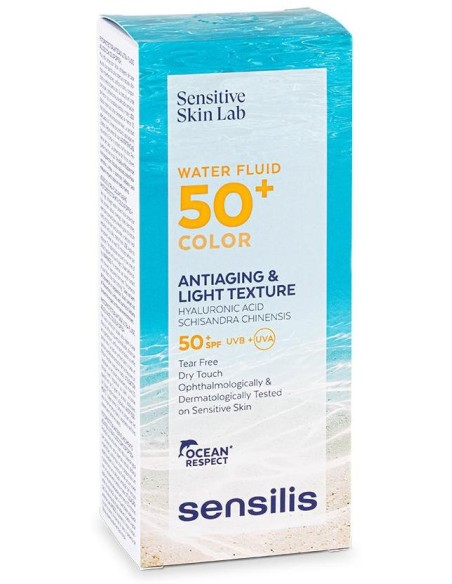 Sensilis Water Fluid Spf 50+ Fotoprotector 1 Envase 40 Ml Color