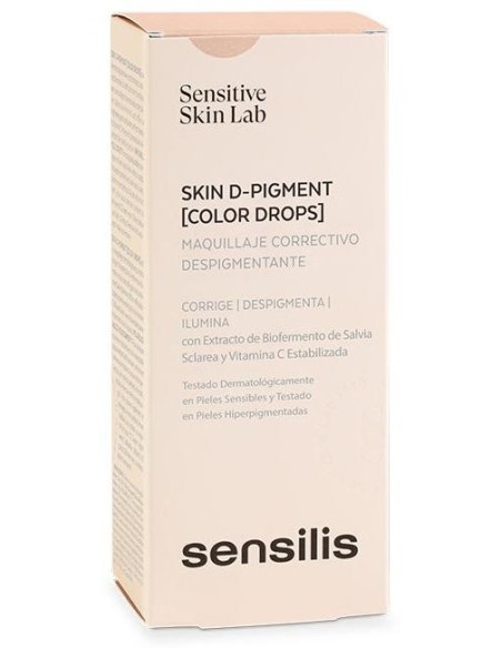 Skin D-Pigment [Color Drops] Maquillaje Corrector Despigmentante Beige Rose 30 Ml