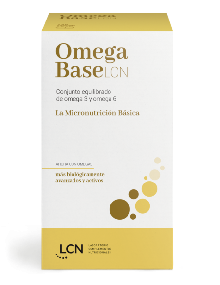 LCN Omega Base Omega 3 y 6 120 Cápsulas Blandas