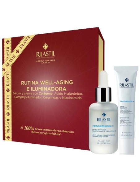 Progression (+) Rutina Antiarrugas Y Iluminadora Estuche 2 Pz