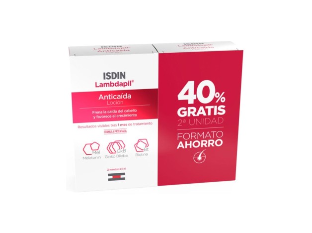 Lambdapil Anticaída Loción Monodosis Duo 2 X 20 U