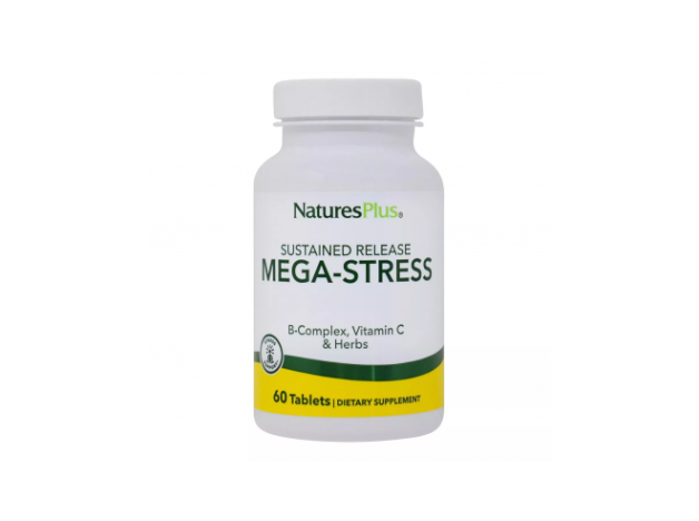 Natures Plus Mega-Stress 60 Comprimidos