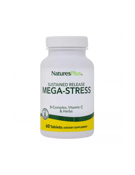 Natures Plus Mega-Stress 60 Comprimidos