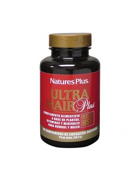 Natures Plus Ultra Hair Plus MSM 60 Comprimidos