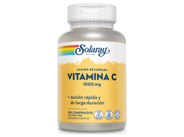 Solaray Vit C 1000 mg 100 Comprimidos