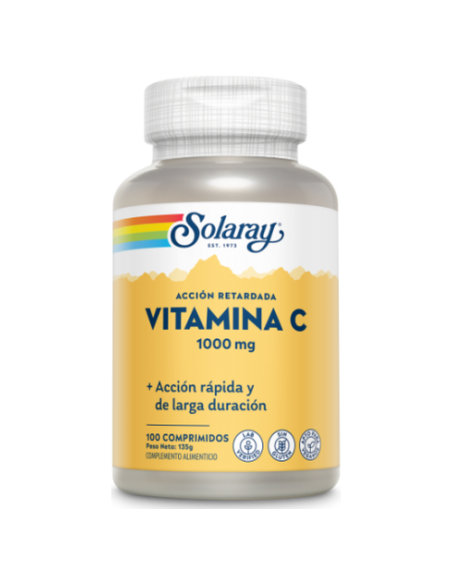 Solaray Vit C 1000 mg 100 Comprimidos